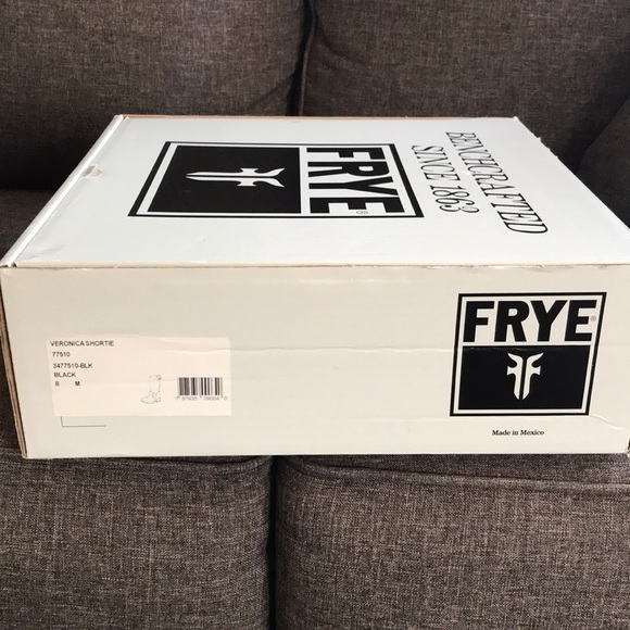 Frye Leather Boots Size 8M Black - Picture 7 of 7